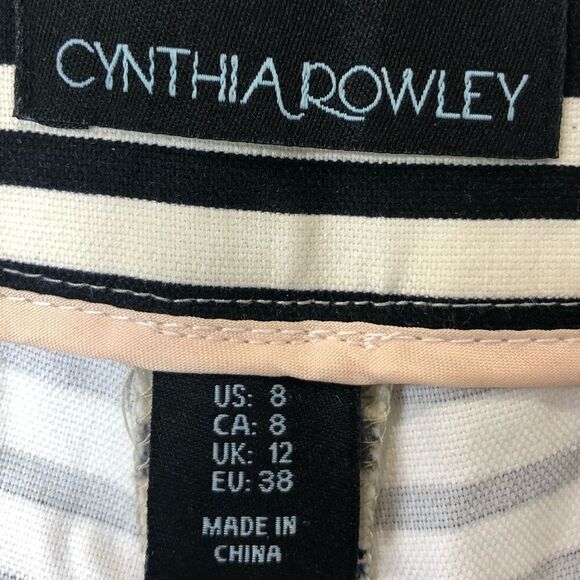 Cynthia Rowley striped summer shorts, size 8 - Picture 6 of 12